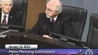 Planning Commission Meeting 01/12/12
