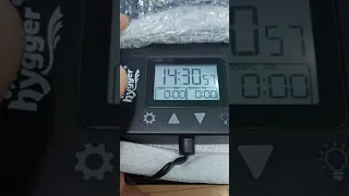 How to set up timer for "Hygger full spectrum lights".