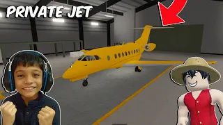 I BOUGHT A GOLD PRIVATE JET in ROBLOX