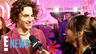 Did Wonka's Timothée Chalamet Ask Johnny Depp for Advice? | E! News