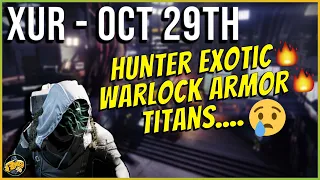 Where is Xur - Oct 29th - Xur Location & Inventory - Legendary Weapons & Armor - Destiny 2