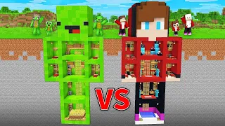 GIRL POLICE FELL in LOVE with JJ in PRISON! Mikey and JJ JAILBREAK in Minecraft - Maizen