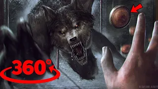 360 VIDEO || Big werewolf in the forest || 4K