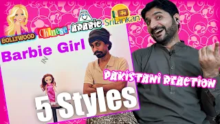 Pakistani reaction on Barbie Girl in 5 Styles | Sandaru Sathsara