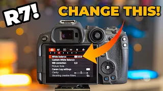 The Best Settings for the Canon R7!