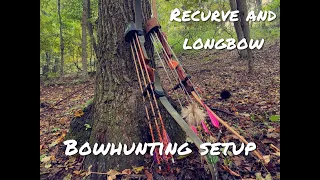 Traditional Archery Hunting Setup- Vintage Recurve/New Longbow