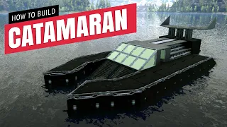 Ark: How To Build A Catamaran (Motorboat)