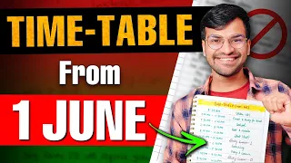 Class 10 (2024-25)🔥 19 May से ऐसे पढ़ो to GET 99% in BOARDS 2025😱 | Best TimeTable for Study