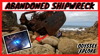 !! ABANDONED SHIPWRECK !! R.M.S MÜLHEIM - LANDS END CORNWALL, UK | ODYSSEY XPLORE