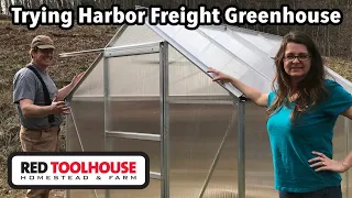 Assembling HARBOR FREIGHT greenhouse | Is it WORTH the money?