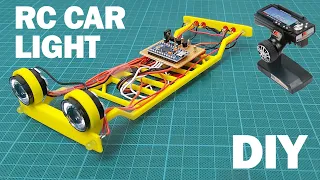 How To Make RC Car Light System. Diy Remote Control Signal, Brake, Headlight Light