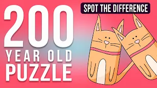 This riddle is 200 years old!  Can you solve it? | Spot Difference