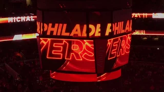 Nashville Predators vs Philadelphia Flyers 10/19/17 - Intros