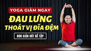 Yoga Chữa Thoát Vị Đĩa Đệm, Hết Đau Lưng, Hiệu Quả Dễ Tập | Kim Ba Yoga