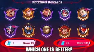 1X DRAW OR 10X DRAW WHICH ONE IS BEST? | MOBILE LEGENDS × TRANSFORMERS EVENT