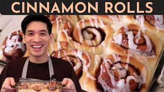 The FLUFFIEST Homemade Cinnamon Rolls Recipe (Healthy) - LOW SUGAR & FAT Cinnabon | Danlicious Food