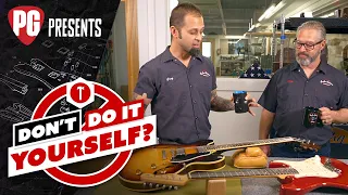 Watch a ’59 Strat & a ’59 ES-335 Get Refretted in Under 10 Minutes