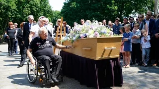 Begrafenis van Albert West vanuit de Sint-Jan in Den Bosch