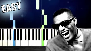 Ray Charles - Hit the Road Jack - EASY Piano Tutorial by PlutaX