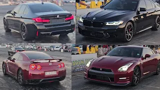 Crazy fast BMW M5 Competition (2023)VS Nissan Gtr R35 VS AUDi S8 V8 VS Super Bikes🔥🔥