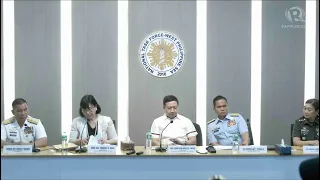 Philippine gov’t holds press conference on March 5 collision at Ayungin Shoal