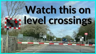 This is what happens at LEVEL CROSSINGS