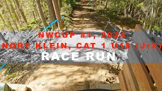 NWCup #1 2024 | Nory's JrX Race Run at Dry Hill Bike Park