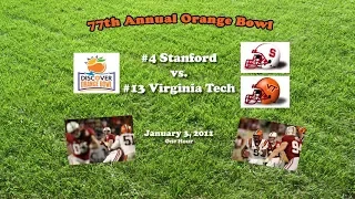 2011 Orange Bowl (Stanford v Virginia Tech) One Hour