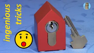 (picking 728) Challenge lock with two ingenious tricks - thanks HiltiHome