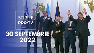 Știrile PRO TV - 30 septembrie 2022