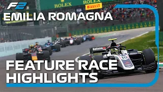 F2 Feature Race Highlights | 2022 Emilia Romagna Grand Prix