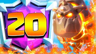 Top 20 Push With *BROKEN* Lavaloon Deck!