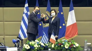 French Defence Minister arrives in Athens to oversee landmark Rafale deal | AFP