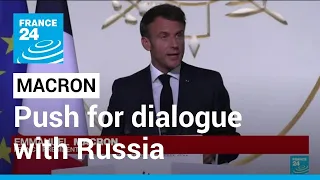 France ambassadors' conference: Macron continues to push for dialogue with Russia • FRANCE 24