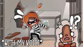 My Evil Neighbour Escaped From Prison | *WITH MY VOICE* 📢 | Toca Boca Family Roleplay