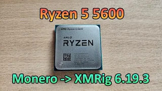 AMD Ryzen 5 5600 - Monero Hashrate & Profit (XMRig 6.19.3)