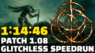 Elden Ring Any% Glitchless Speedrun in 1:14:46 (Patch 1.08)