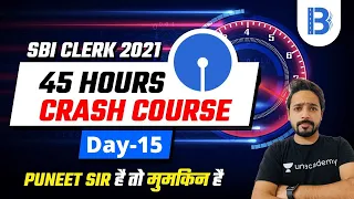 6:30 PM - SBI Clerk 2021 | 45 Hours Crash Course | Reasoning by Puneet Sharma