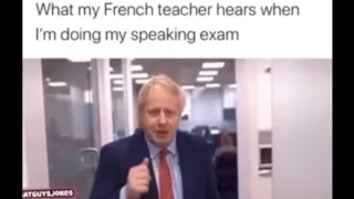 What My French Teacher Hears When I’m Doing My Speaking Exam