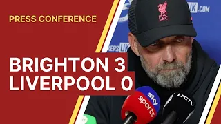 "I can't remember a worse game" - Brighton 3-0 Liverpool | Jurgen Klopp Press Conference