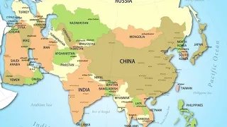 Asia continent, largest continent, border line of Asia,Asia