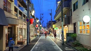 Tokyo 4K HDR 🌃 Evening Neighbourhood Walk - Yoga, Setagaya - 用賀夜散歩