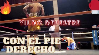 YILDO DEPESTRE lo hizo demasiado evidente, buen debut profesional