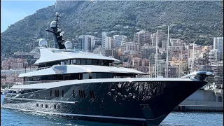 M/Y PHOENIX 2 90.1m Luxury Charter Yacht *LURSSEN* Arrive at MYS