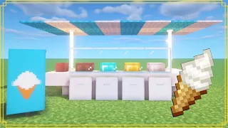 Minecraft: How to Make an Ice Cream Stand