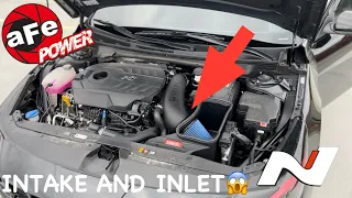 HYUNDAI ELANTRA N INTAKE AND INLET (AFE TAKEDA STAGE 2 INTAKE)