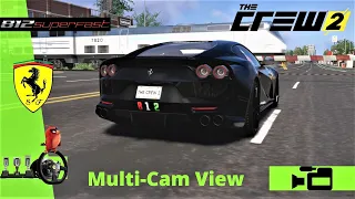 The Crew 2 Ferrari 812 Superfast Multi-Cam Gameplay | PS4 Pro | Thrustmaster T300RS | F-GT