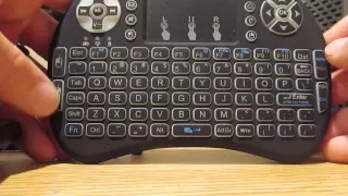 Rii I8 Backlit Keyboard Remote - Turn Backlight ON/OFF