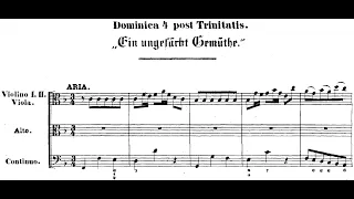 Johann Sebastian Bach - Cantata: Ein ungefärbt Gemüte, BWV 24. {w/ score.}