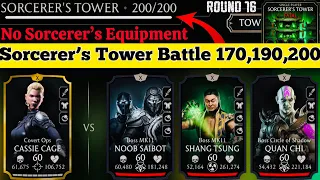Sorcerer’s Tower Boss Battle 200 & 170,190 Fight + Reward MK Mobile